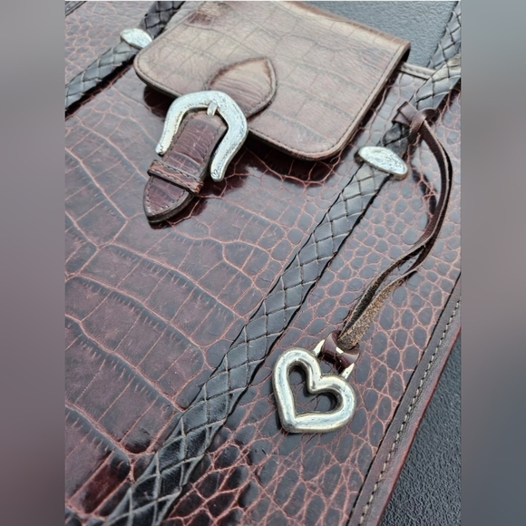 Brighten Unique Vintage Featured in Ad Inserts Leather Luxury Purse Bag Tote Set - Picture 13 of 16